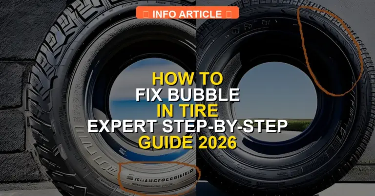 How to Fix Bubble in Tire Expert Step-by-Step Guide 2026