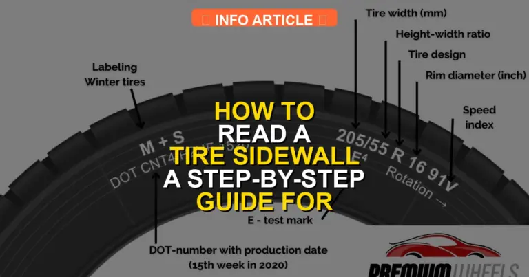 How to Read a Tire Sidewall A Step-by-Step Guide for 2026