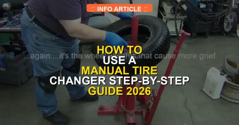 How to Use a Manual Tire Changer Step-by-Step Guide 2026
