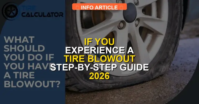 If You Experience a Tire Blowout Step-by-Step Guide 2026
