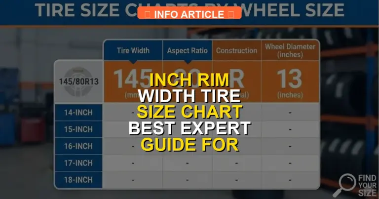 Inch Rim Width Tire Size Chart Best Expert Guide for 2026
