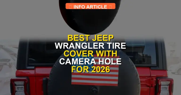 Best Jeep Wrangler Tire Cover With Camera Hole for 2026