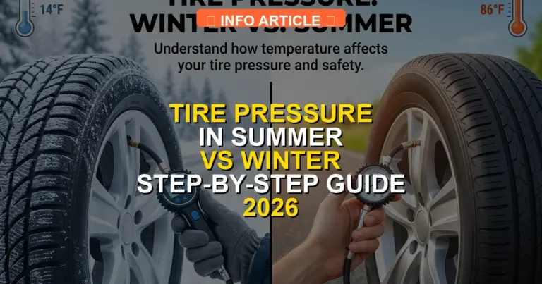 Tire Pressure in Summer vs Winter Step-by-Step Guide 2026