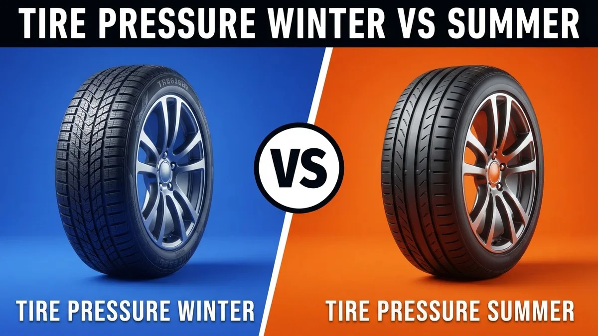 Tire Pressure Winter vs Tire Pressure Summer comparison