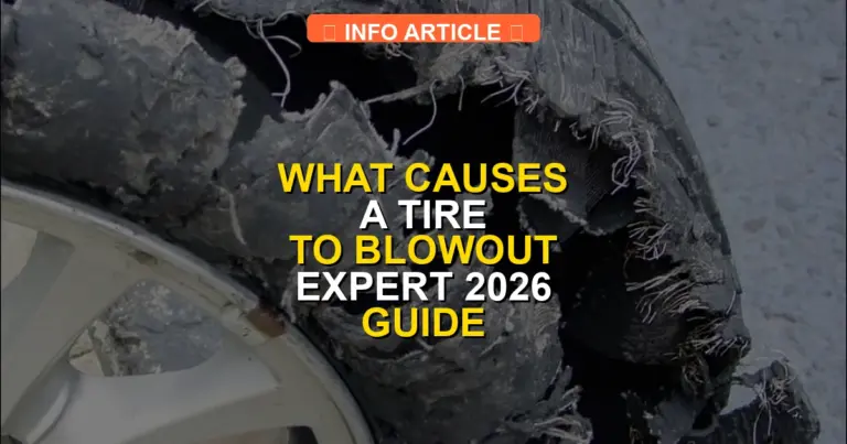 What Causes a Tire to Blowout Expert 2026 Guide