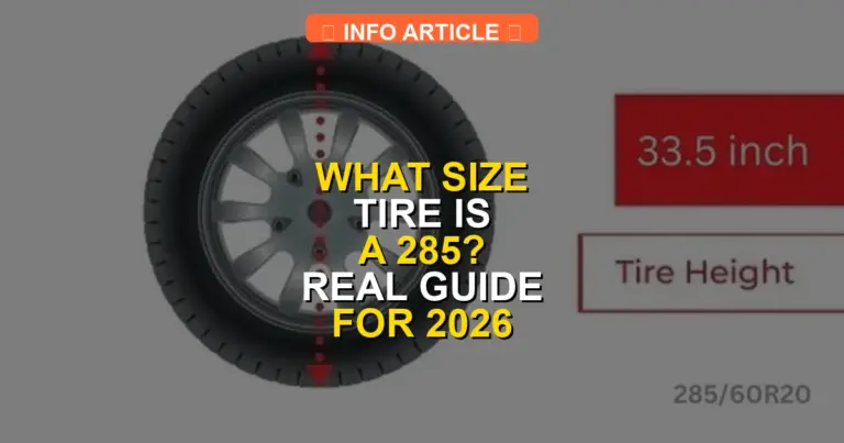 What Size Tire Is a 285? Real Guide for 2026
