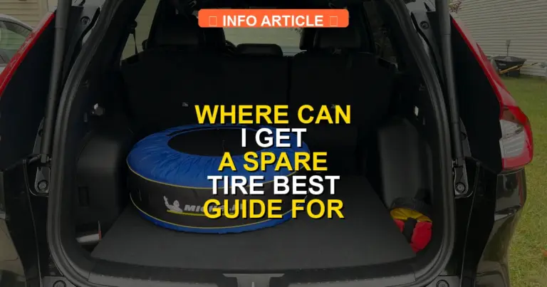 Where Can I Get a Spare Tire Best Guide for 2026